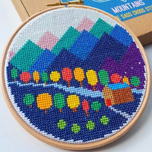 Mountains Cross Stitch Kit