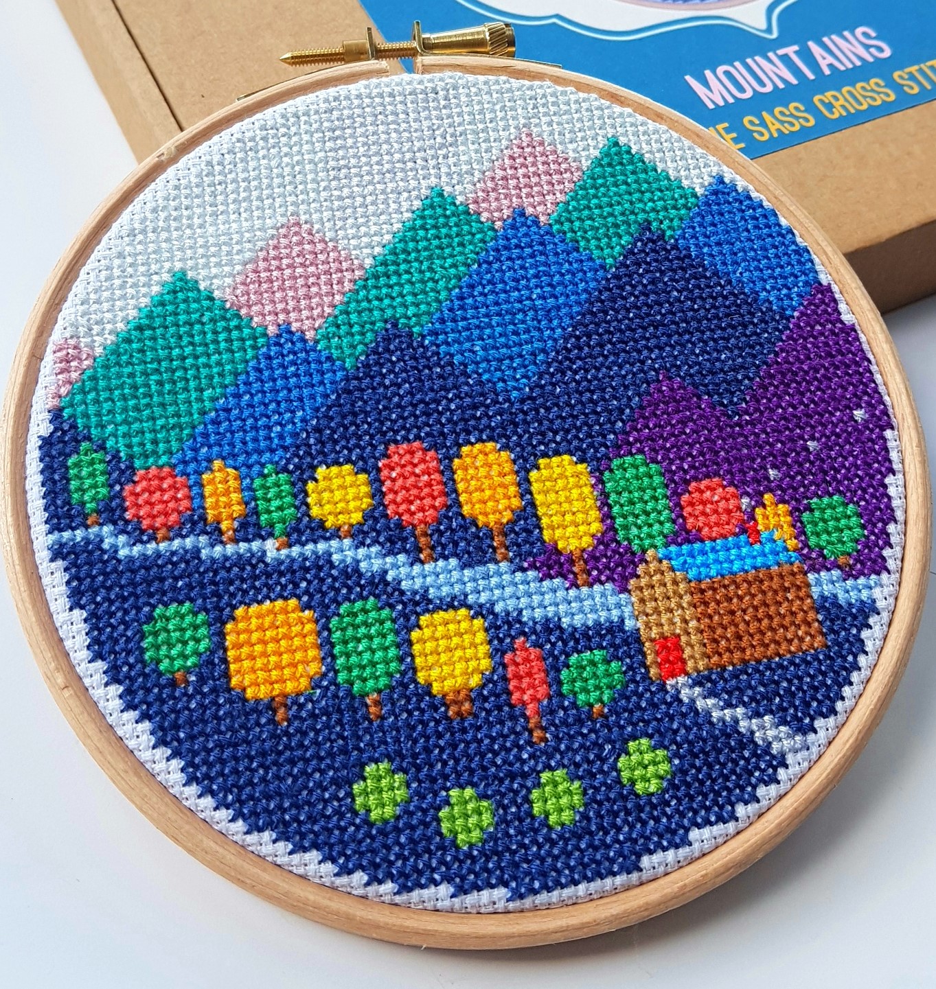 Mountains Cross Stitch Kit