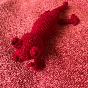 Crochet gecko