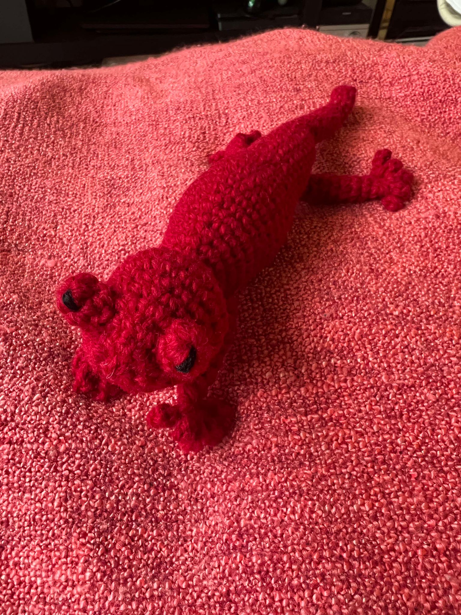 Crochet gecko