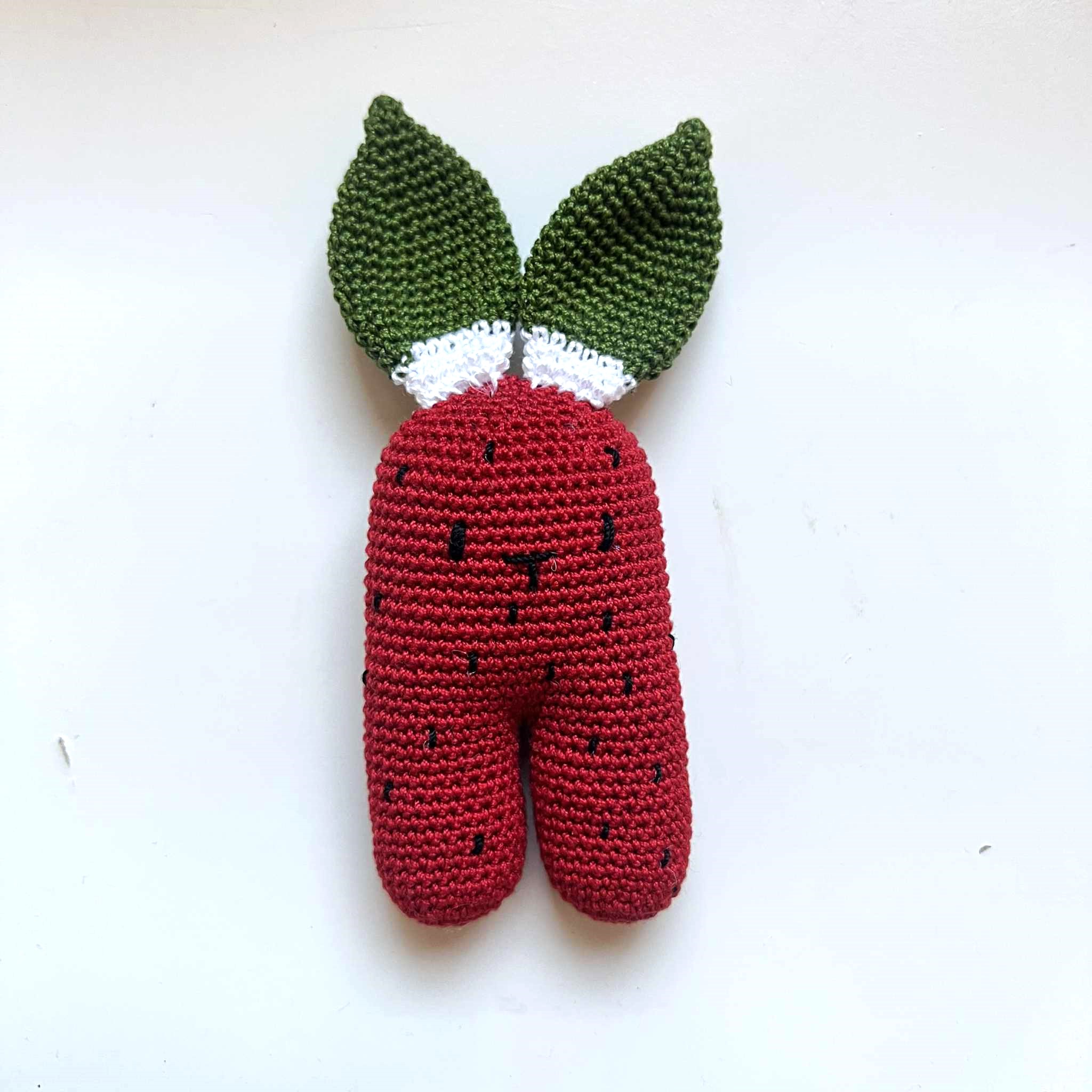 Watermelon Crochet Bunny - Image 2