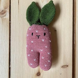 Strawberry crochet bunny