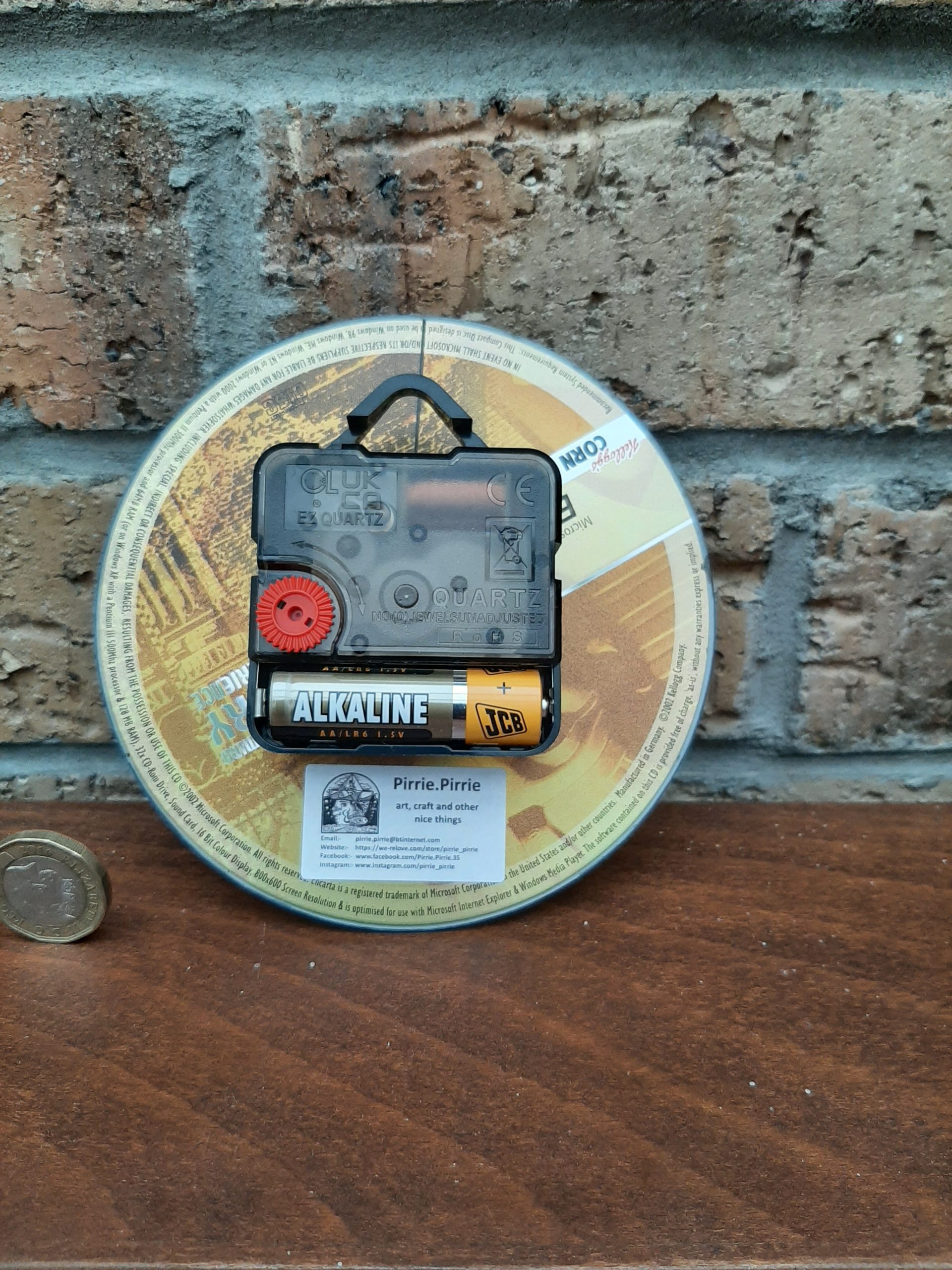 Aircraft compass style clock - Image 5