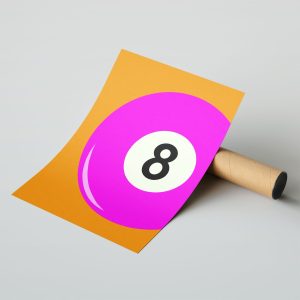 Neon - 8-Ball Poster