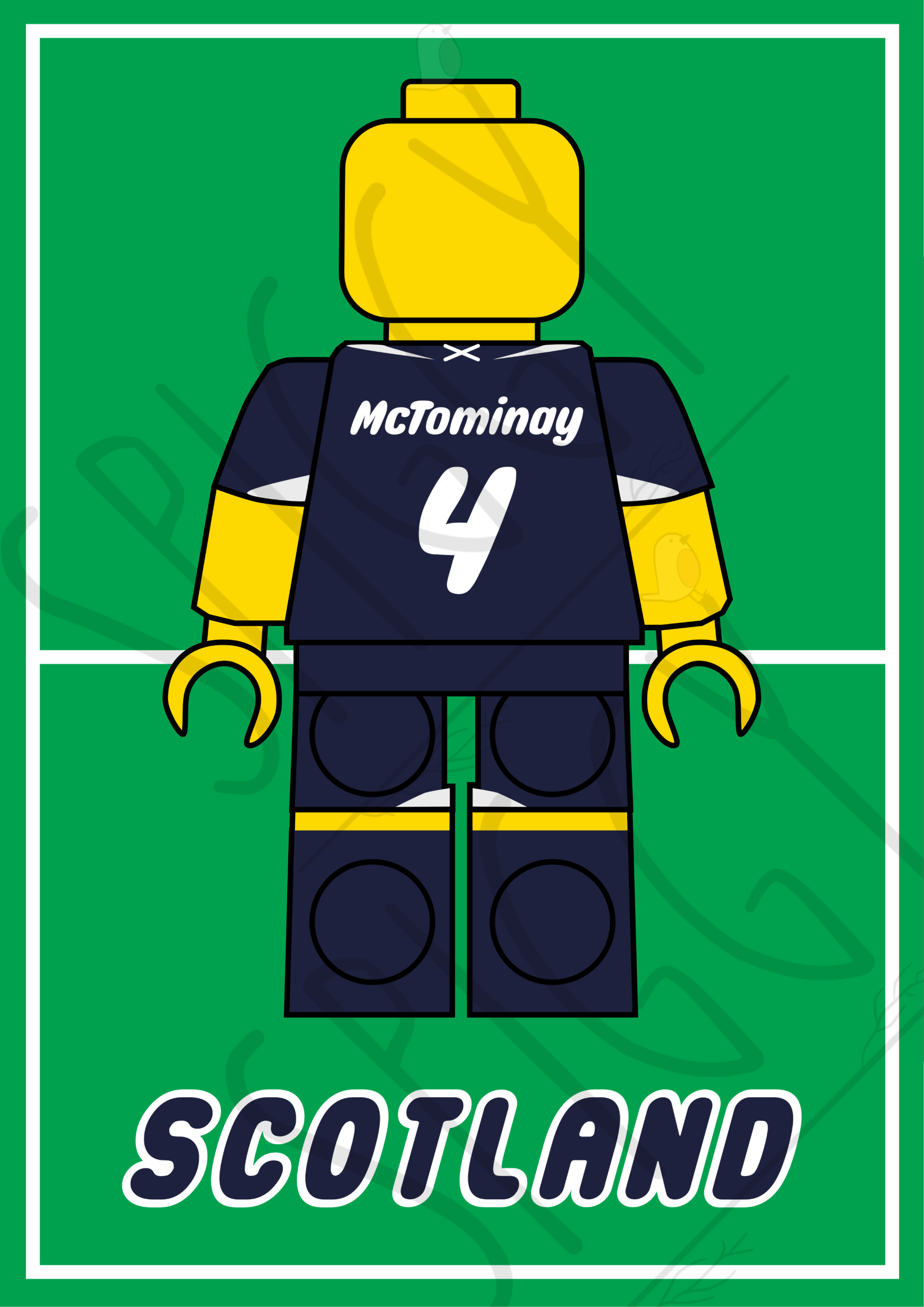 Scott McTominay Scotland Pitch Print - Image 2