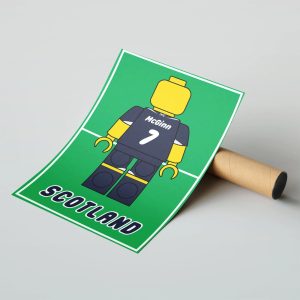 John McGinn Scotland Pitch Print