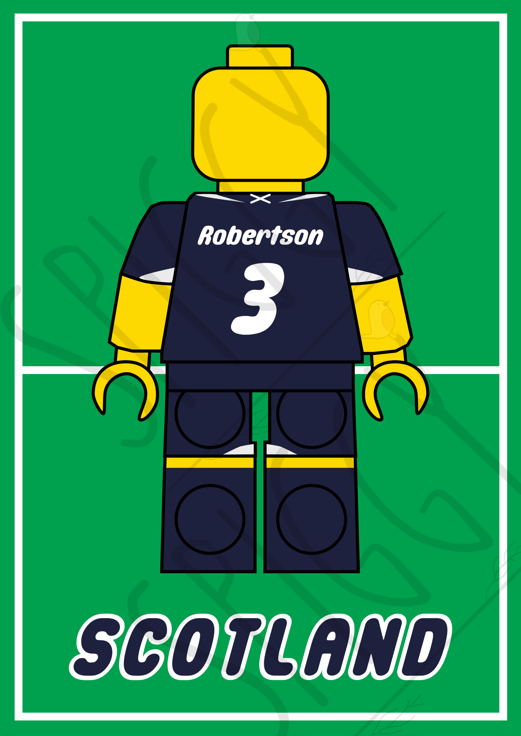 Andy Robertson Scotland Pitch Print - Image 2