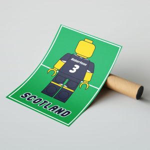 Andy Robertson Scotland Pitch Print