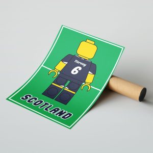 Kieran Tierney Scotland Pitch Print