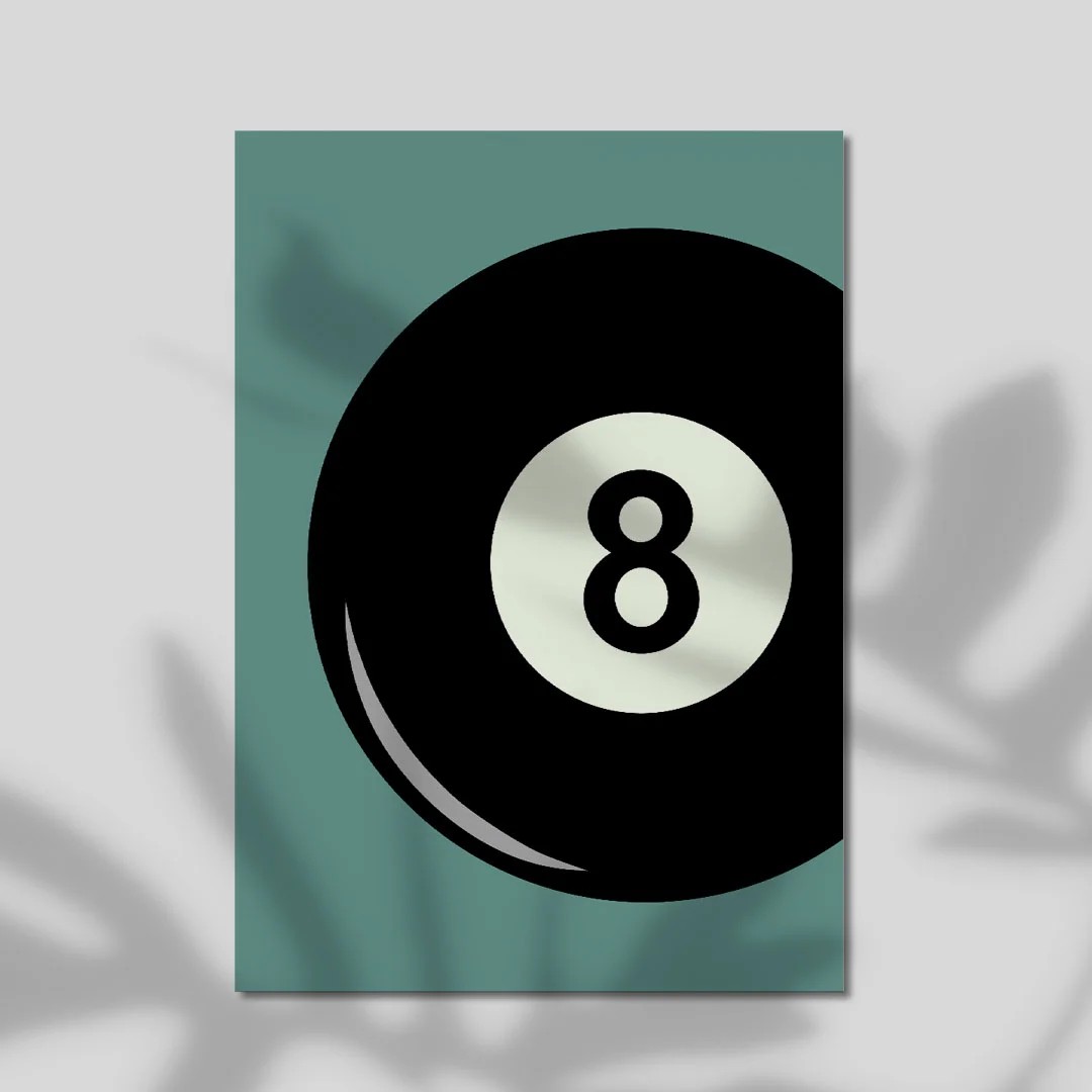 Teal - 8-Ball Poster - Image 3